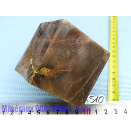 Cube Flottant en Pierre de lune noire Orthose 591g Cube Flottant en Pierre de lune noire Orthose 591g