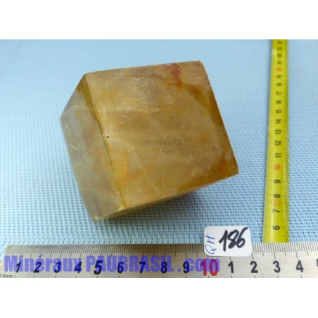 Cube Flottant en Quartz Hematoïde 500g