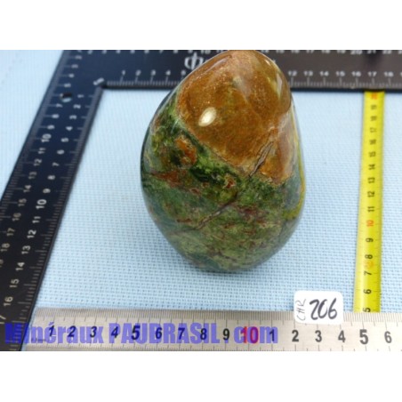 Chrysoprase de Madagascar  sous forme libre Q Extra 759g 115mm haut