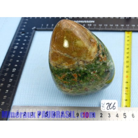 Chrysoprase de Madagascar  sous forme libre Q Extra 759g 115mm haut