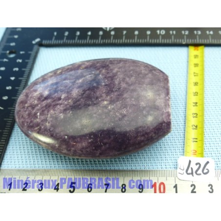 Lépidolite sous forme libre Q Extra 452gr 100mm haut