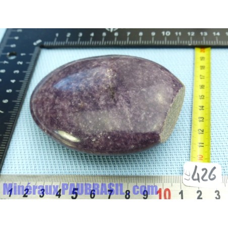 Lépidolite sous forme libre Q Extra 452gr 100mm haut