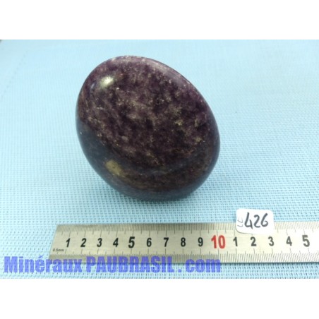 Lépidolite sous forme libre Q Extra 452gr 100mm haut