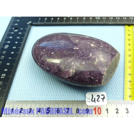 Lépidolite sous forme libre Q Extra 481gr 105mm haut