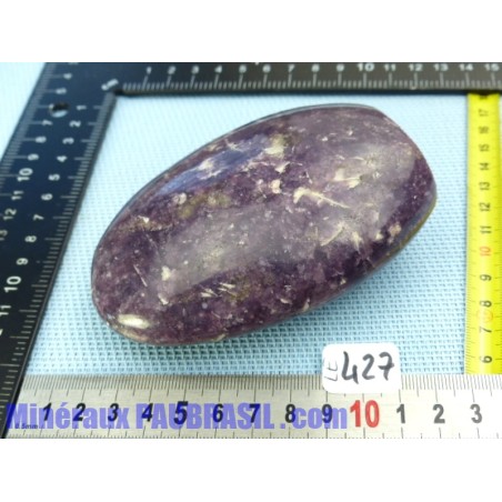 Lépidolite sous forme libre Q Extra 481gr 105mm haut