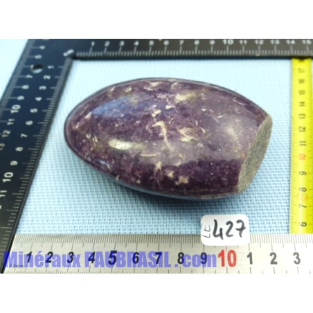 Lépidolite sous forme libre Q Extra 481gr 105mm haut