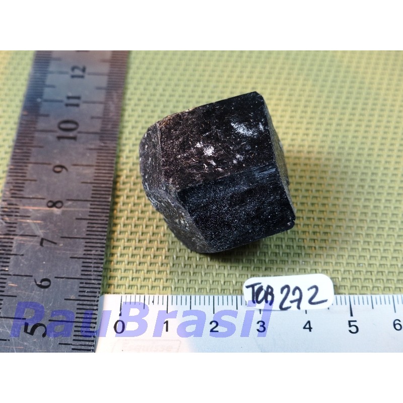 Tourmaline Noire Schorl en Pierre Brute Biterminée 50g