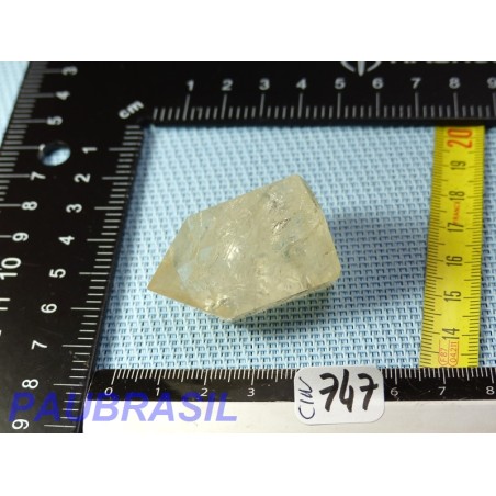 Pointe surfacée de Quartz citrin du Congo 40g