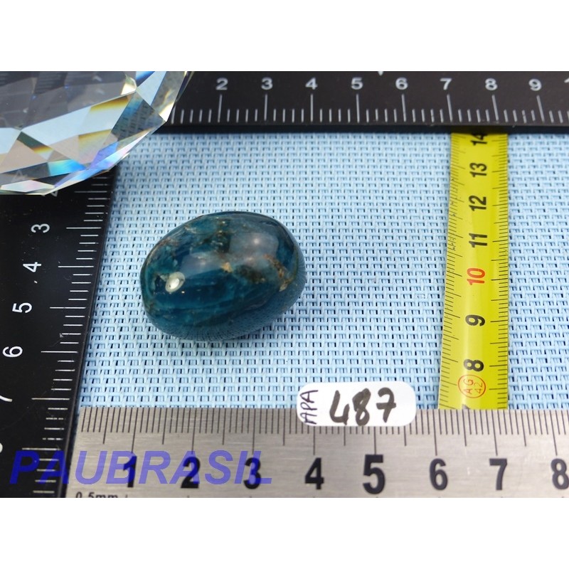 Apatite Bleue Brésil en Pierre Roulée Q Extra 26g