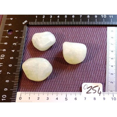 Aigue-Marine Lot de 3 Pierres Roulées 69g | Minéraux Paubrasil