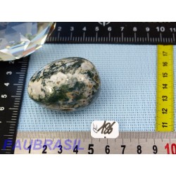 Oeuf Agate arborisée - agate arbre 82gr 35mm diametre 48mm long