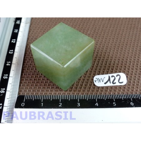Cube poli en Aventurine Verte 38gr 25mm