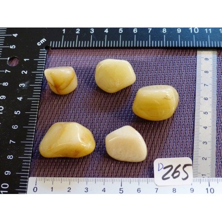 Aventurine Orange Lot de 5 Pierres Roulées 65gr | Minéraux Paubrasil
