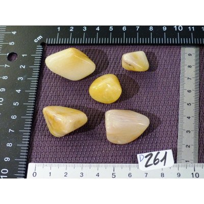 Aventurine Orange Lot de 5 Pierres Roulées 60gr | Minéraux Paubrasil