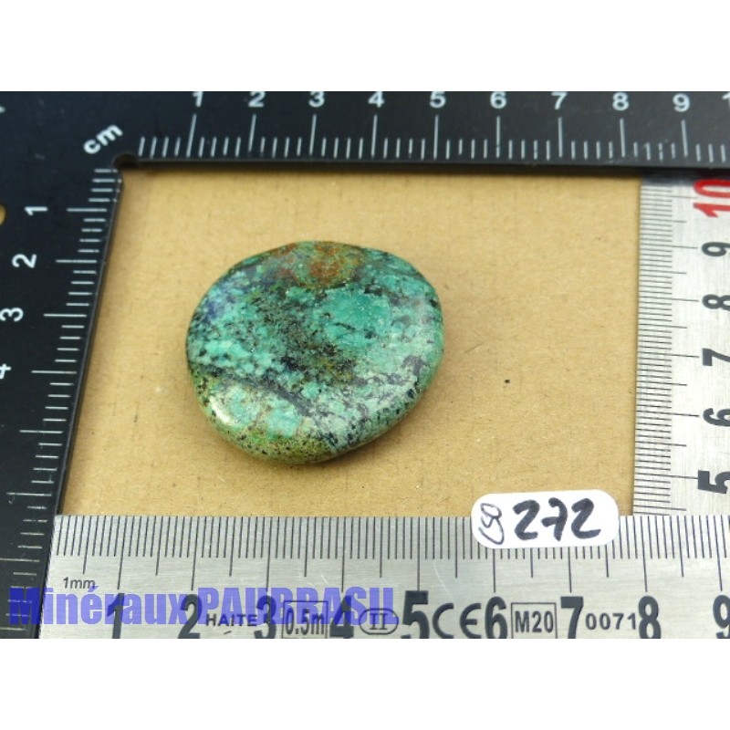 Chrysocolle en pierre plate 21g Q extra