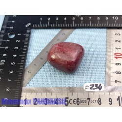 Thulite - zoïsite rouge en pierre roulée jumbo Q Extra 52gr50