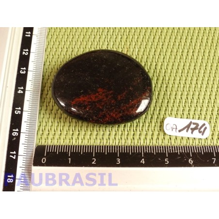 Obsidienne Acajou Mahagony 25gr en pierre plate