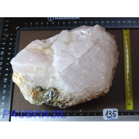 Manganocalcite brute Q Extra 1611g du Pérou