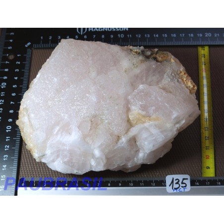 Manganocalcite brute Q Extra 1611g du Pérou