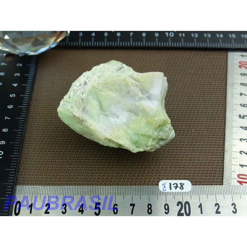 Chrysoprase brute du Brésil 243g