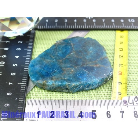 Apatite Bleue en plaque polie Q Extra 77g