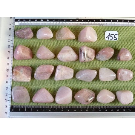 Petalite Rose Pierre Roulée à l unité de 13 à 14 gr | Minéraux Paubrasil