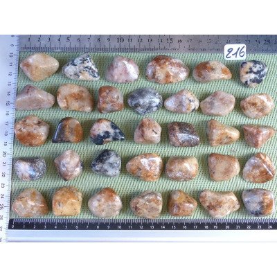 Cassitérite sur quartz Pierre Roulée à l unité de 16 à 20 gr | Minéraux Paubrasil