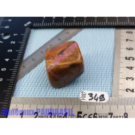 Rhodonite du Pakistan Q Extra en Pierre Roulée 52gr50