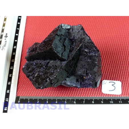 Fluorite fluorine  Violette brute 366g Q Extra Mexique
