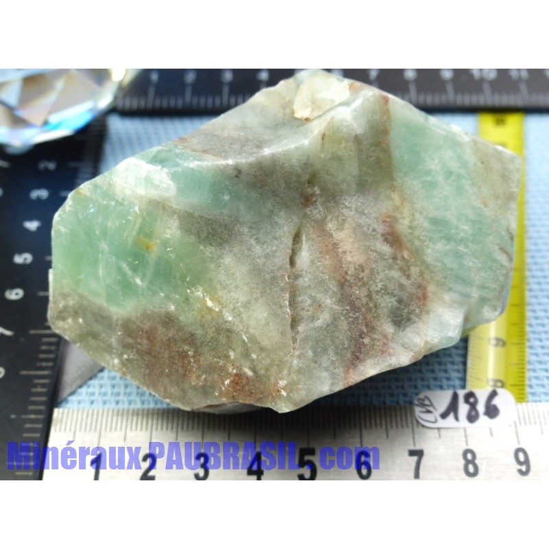 Calcite Verte en Pierre Brute 296g Q Extra