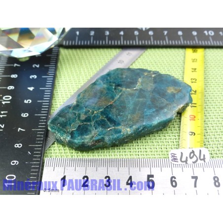 Apatite Bleue en plaque polie Q Extra 68g