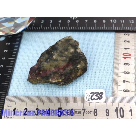 Eudialite - eudialyte de Suède en pierre brute 71gr rare