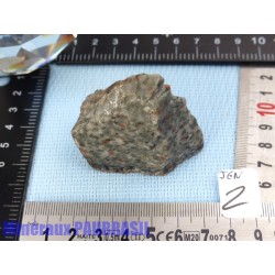 Jadeite à inclusions de grenats de Namibie pierre brute 78g rare