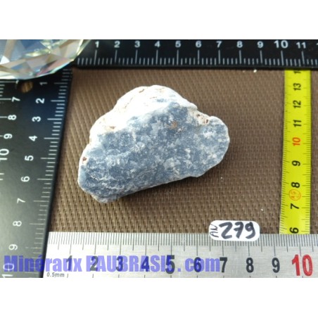 Angelite Anhydrite bleue en pierre brute de 114g