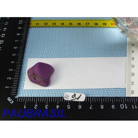 Purpurite en pierre roulée non polie 14g