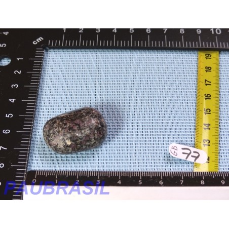 Grenat biotite en pierre roulée de 21g de Madagascar