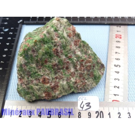 Eclogite avec Cyanite verte en pierre brute Q Extra 571g Norvège