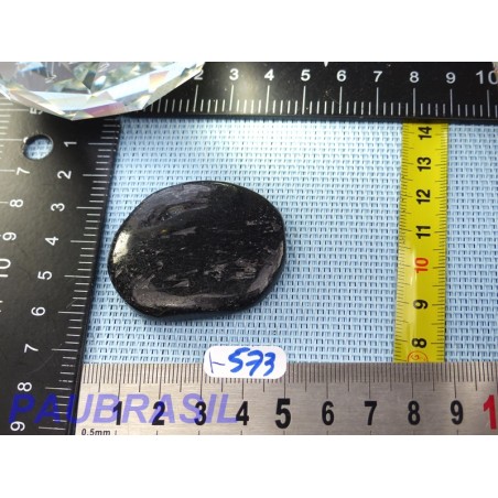Tourmaline Noire Schorl pierre plate de 35gr Q EXTRA