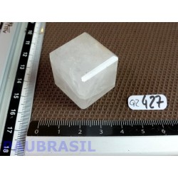 Cube poli en Quartz Brésil 38g 25mm