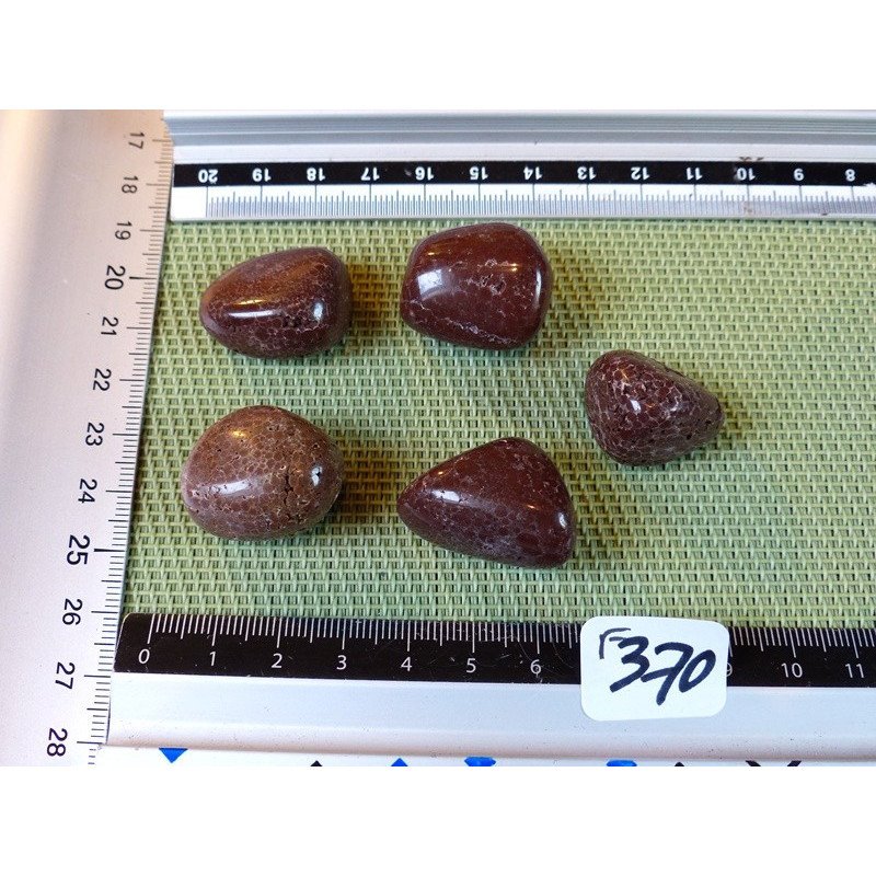 Margarita - Oolite Lot de 5 Pierres Roulées 60g | Minéraux Paubrasil
