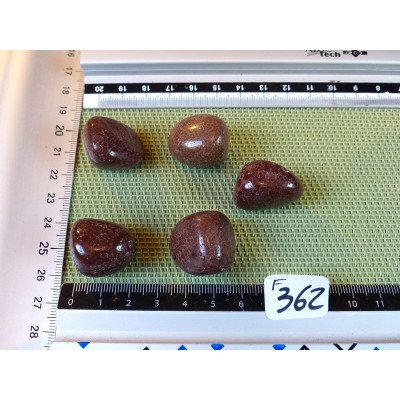Margarita - Oolite Lot de 5 Pierres Roulées 70g | Minéraux Paubrasil