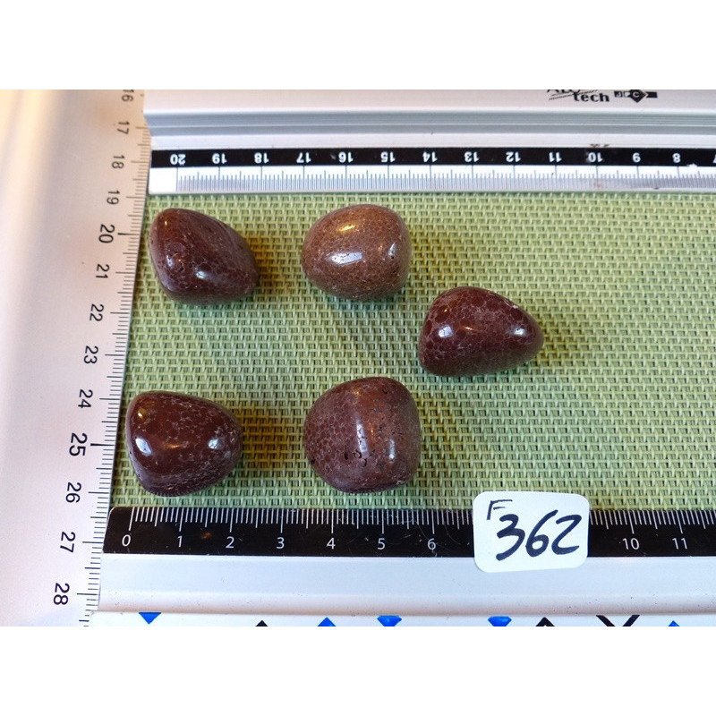 Margarita - Oolite Lot de 5 Pierres Roulées 70g | Minéraux Paubrasil