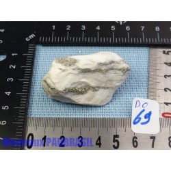 Pyrite sur Dolomite en pierre brute 48g Suisse