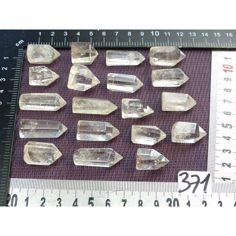 Quartz Citrin Pointe Polie Reiki Q Extra à l'unité de 5 à 8  | Minéraux Paubrasil