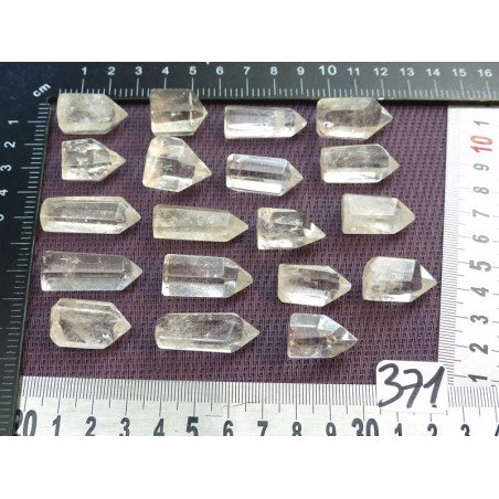 Quartz Citrin Pointe Polie Reiki Q Extra à l'unité de 5 à 8  | Minéraux Paubrasil