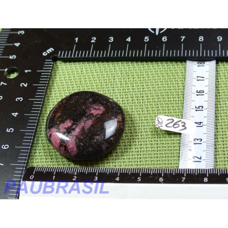 Rhodonite Q Extra Pierre plate 33g