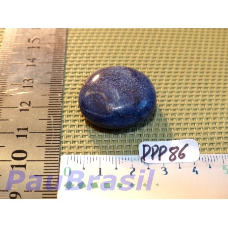 Dumortiérite bleue en galet plat de 12g