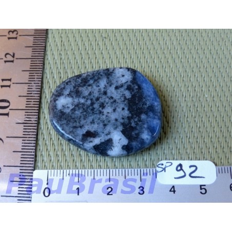 Sodalite ou Ackmanite pierre plate 17g Qualité moyenne