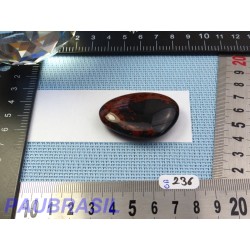 Obsidienne Acajou Mahagony 19gr en pierre plate