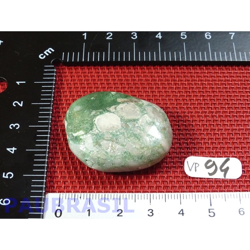 Variscite Utah USA en galet plat 22g